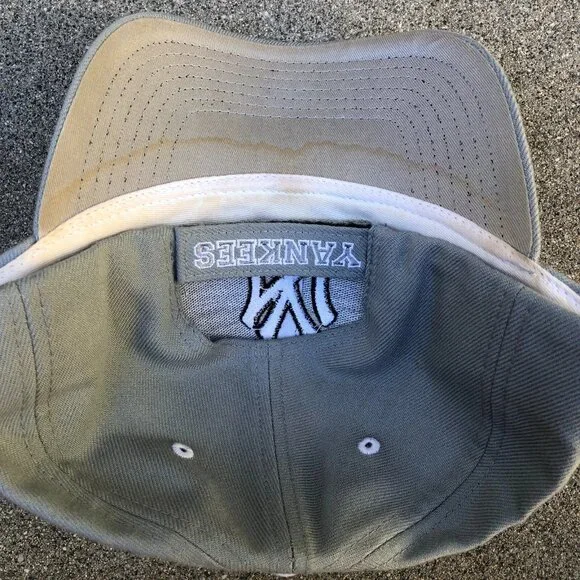 VTG 90s TWINS ENTERPRISE INC New York Yankees Hat Men's MLB Baseball Cap Wool - Picture 4 of 5